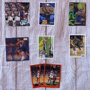 Set of 11 Dale Ellis Basketball cards ￼